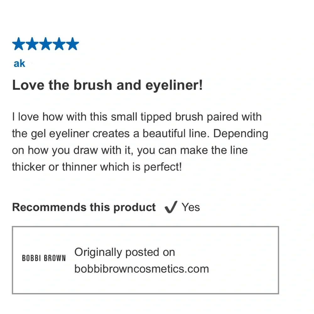 Bobbi Brown Ultra Fine Eyeliner Brush
